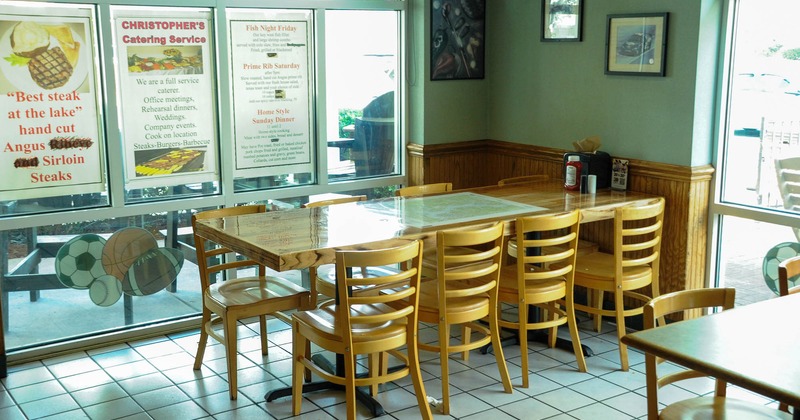 Interior, seating space