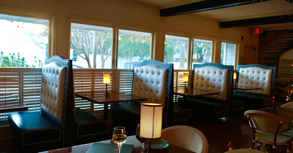 Interior, booths