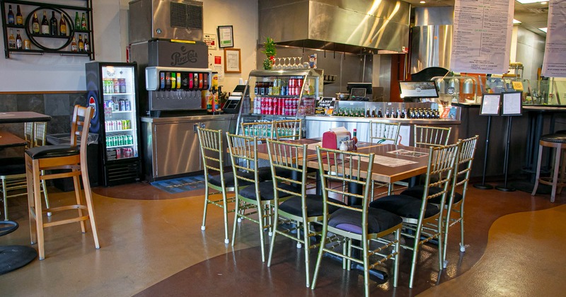 Interior, dining area