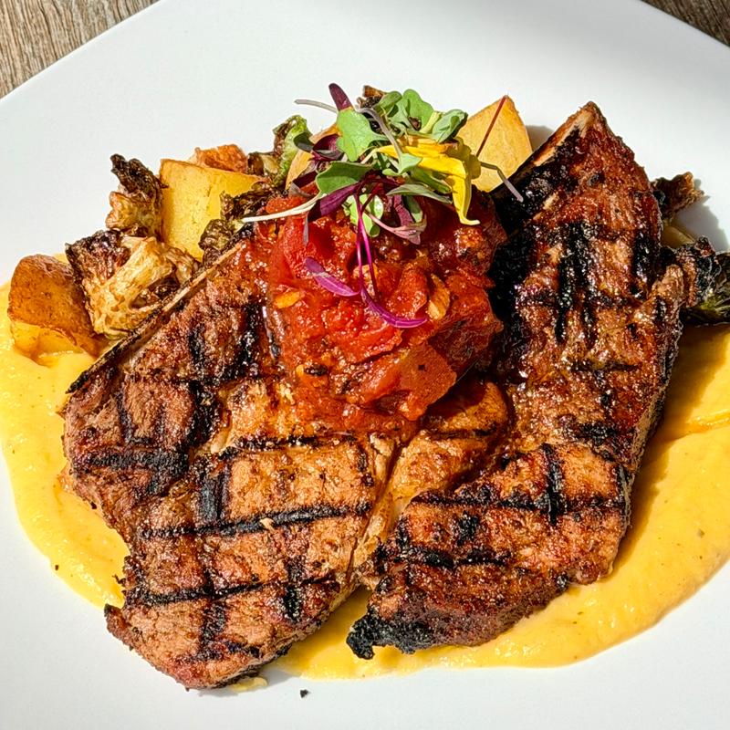 MESQUITE-RUBBED PORK RIBEYE photo