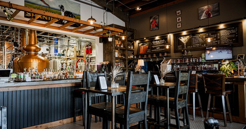 Interior, main dining area