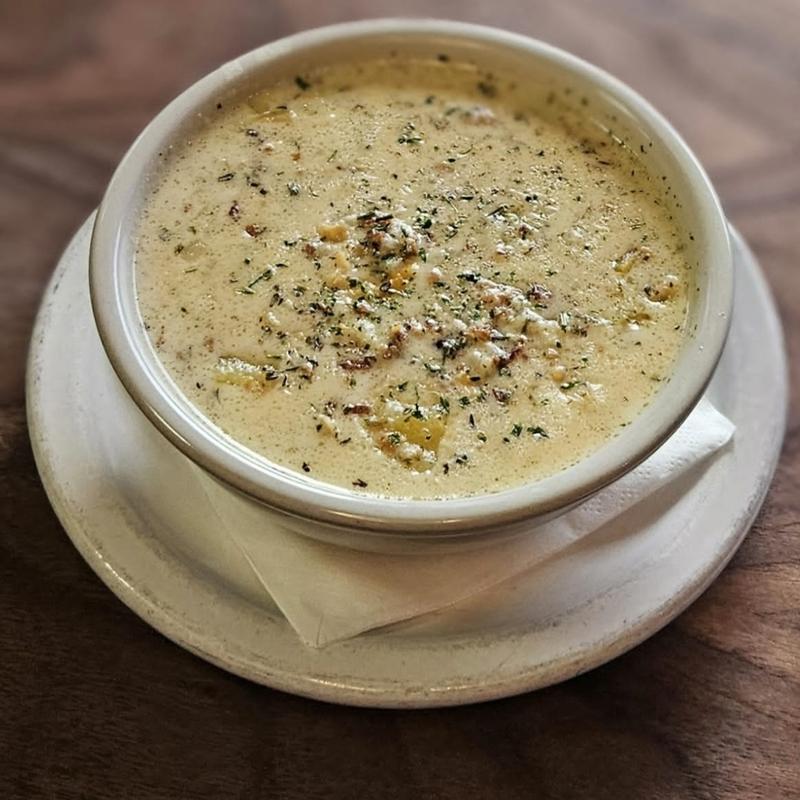 SOUP OF WEEK: POTATO & LEEK  W/BACON photo