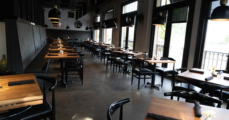 Interior, big dining area