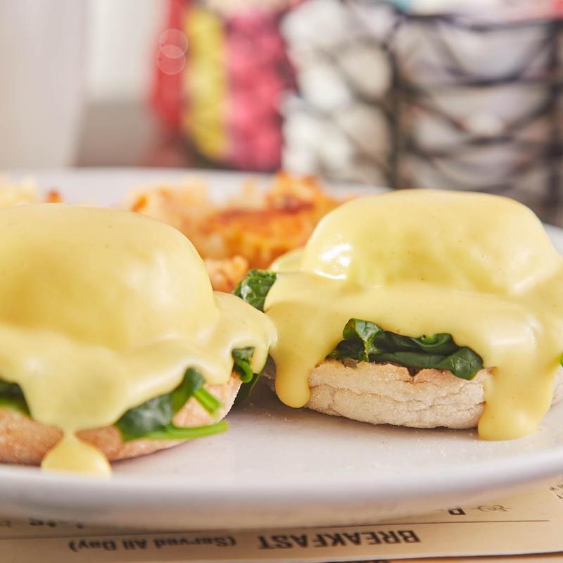 Spinach Eggs Benedict photo