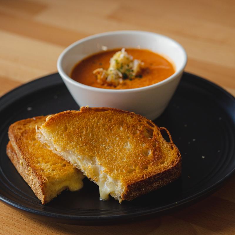 Grilled Cheese & Tomato Bisque photo