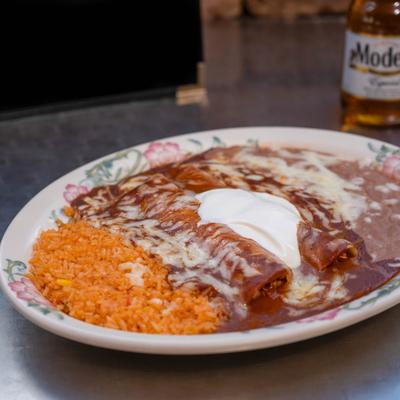 Mole Enchiladas.