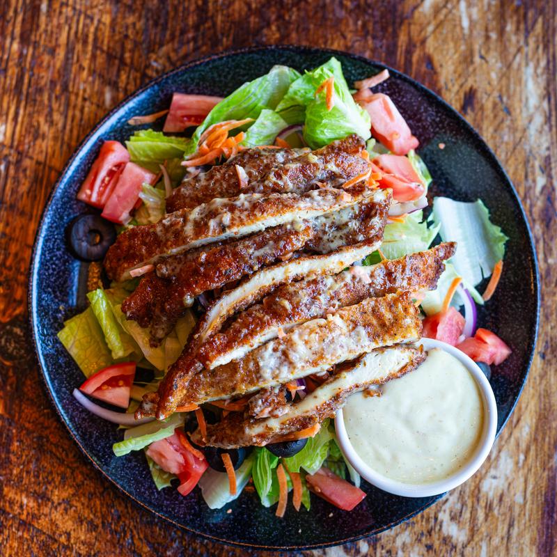 Honey Mustard Chicken Strip Salad photo