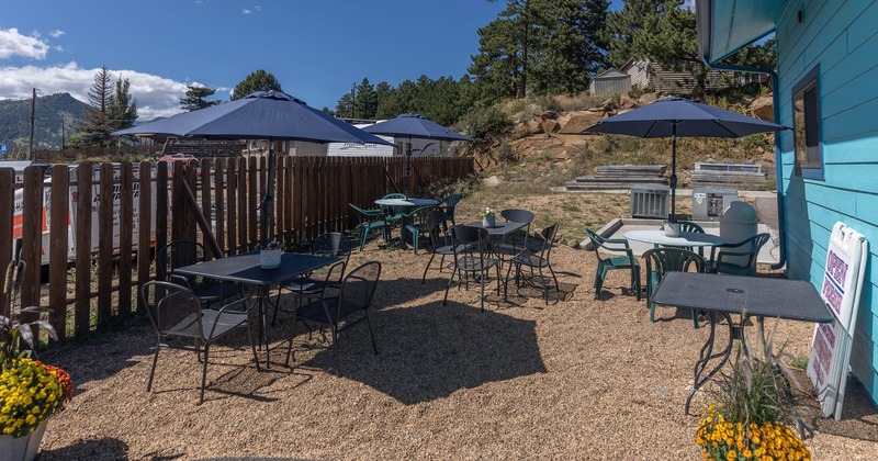 Outdoor seating area