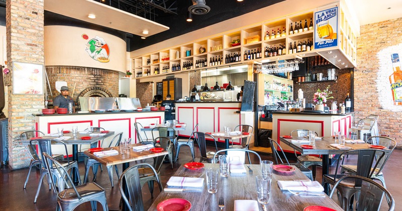 Interior, dining area
