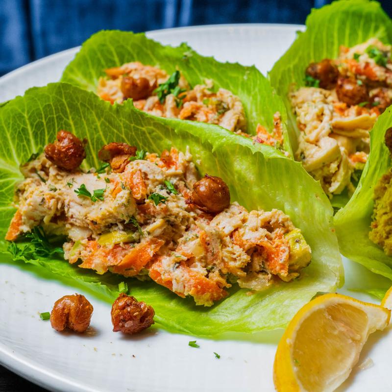 Chicken Salad Lettuce Wraps (GF) photo