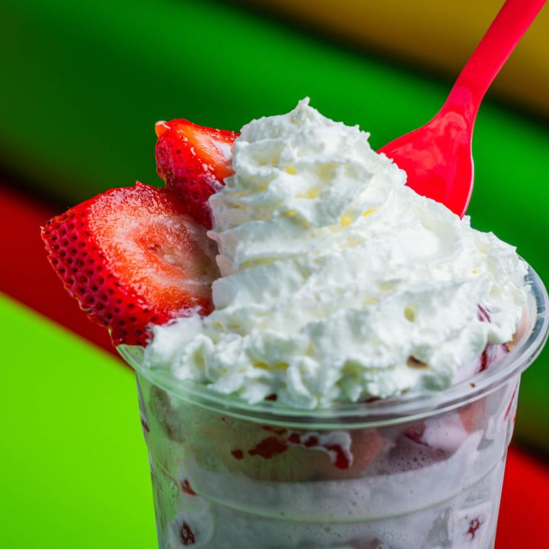 menu item 5 of 6, Fresas con Crema