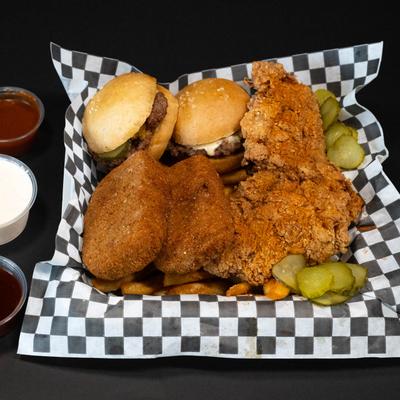 Triple Dipper combo platter.