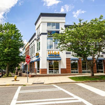 Restaurant exterior, a view from the street