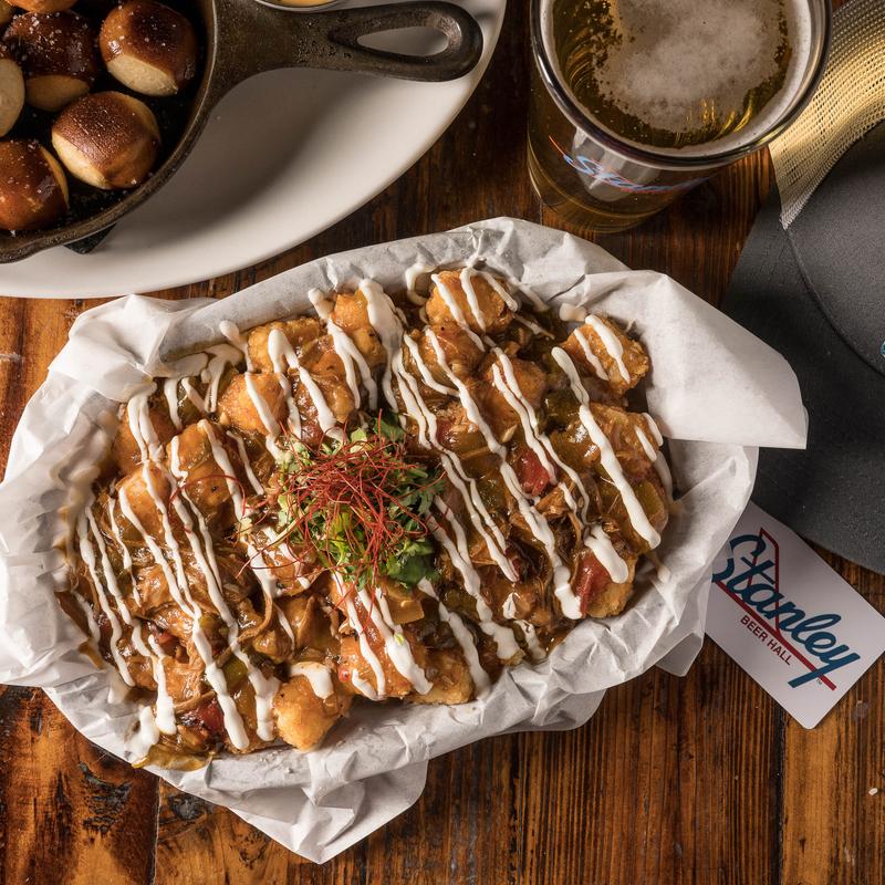 Green Chili Smothered Tots photo