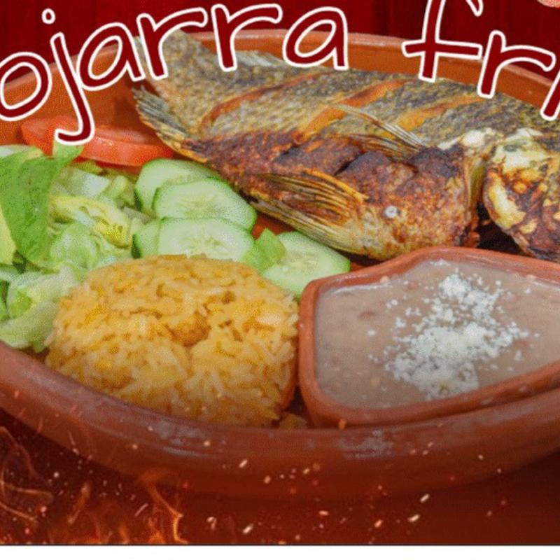 menu item 38 of 38, mojarra frita