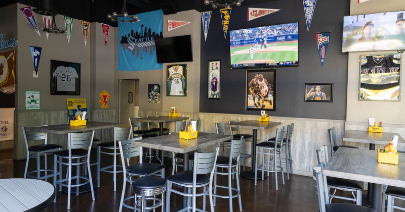 Interior, dining area