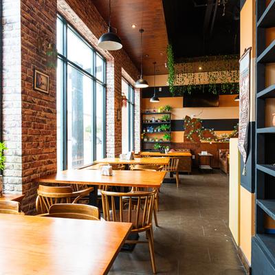 Restaurant dining area.