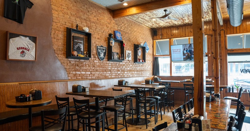 Interior, dining area