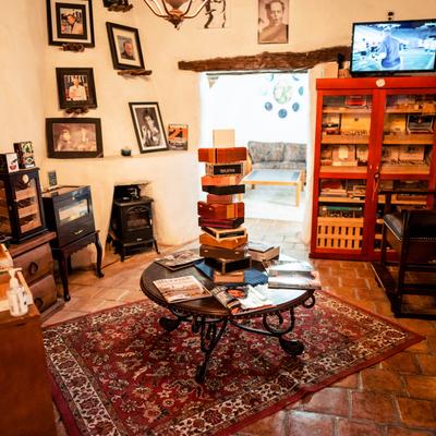 Interior decorated space.