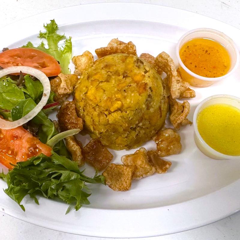41B-Mofongo Grande con Caldo de Pollo photo