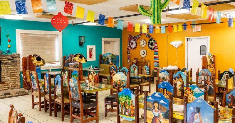 Interior, dining area