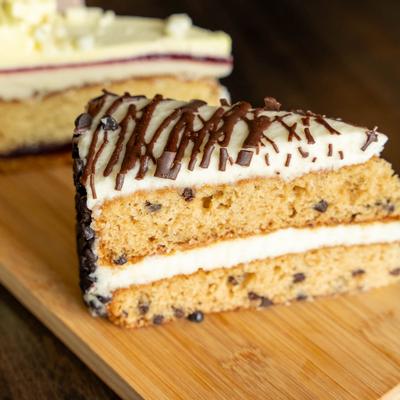 Chocolate chip cake.