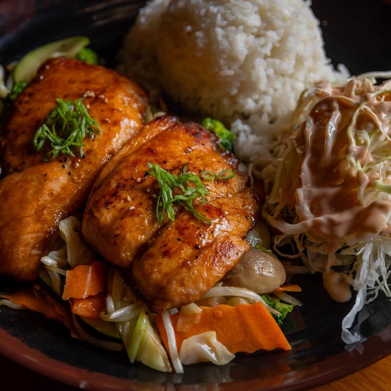 Salmon Teriyaki bowl photo