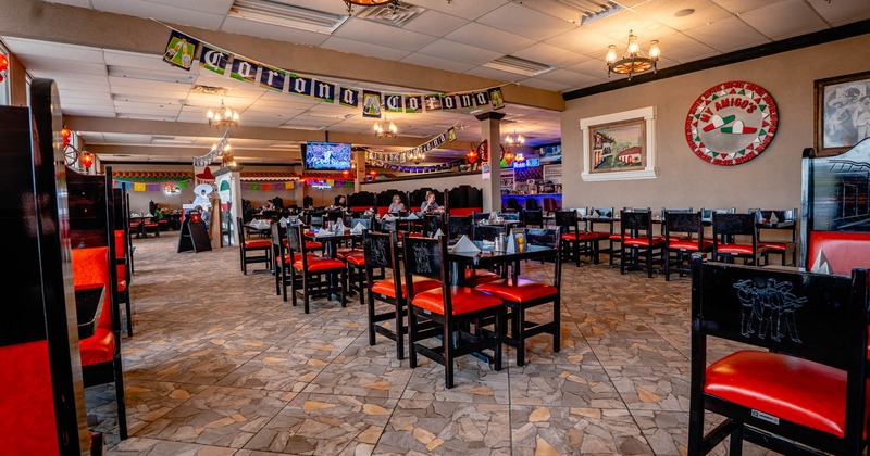 Interior seating space