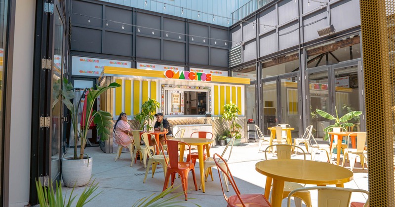 Outdoor seating area