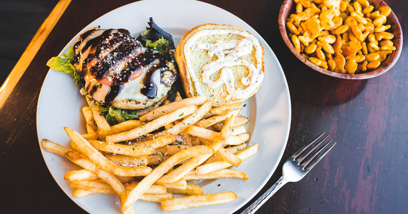 Bruschetta Chicken served