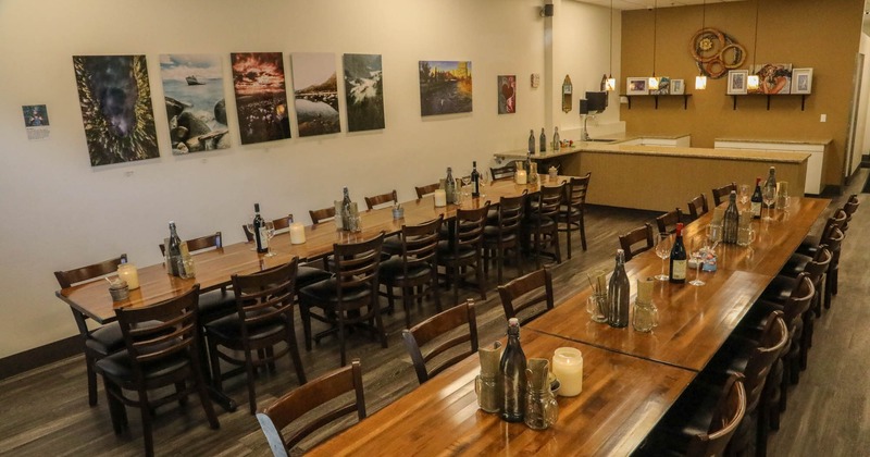 Interior, seating area