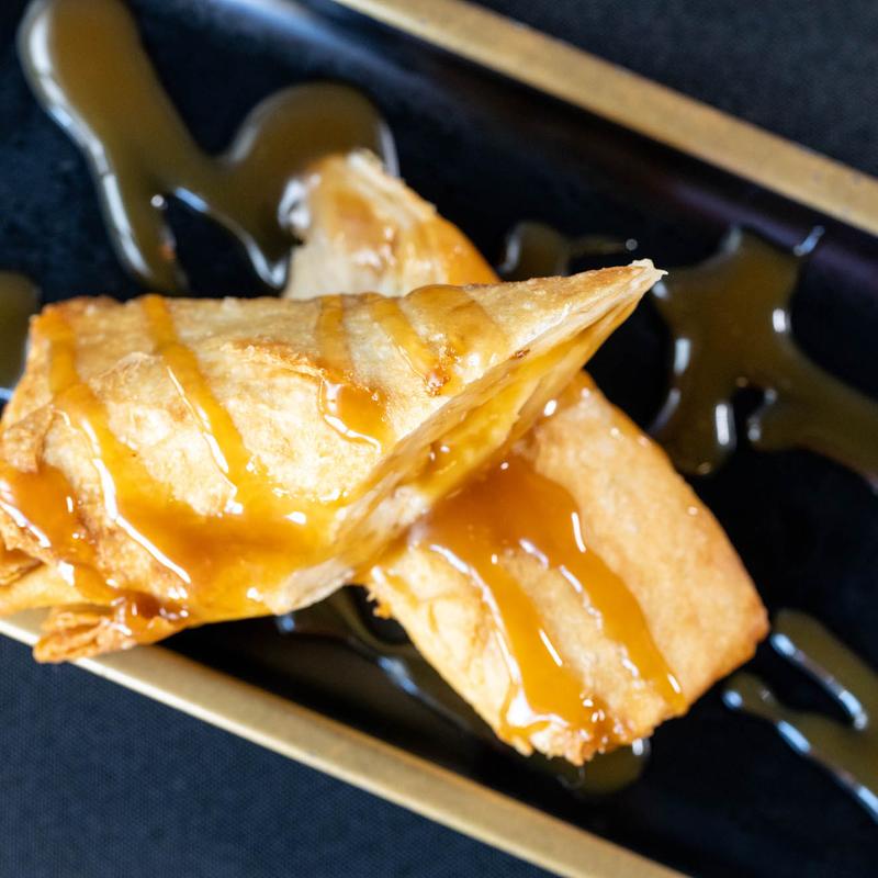 menu item 9 of 10, Fried Banana Cheesecake