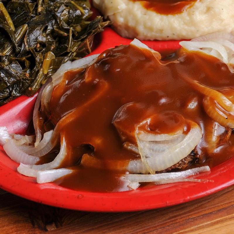 Hamburger Steak Plate photo