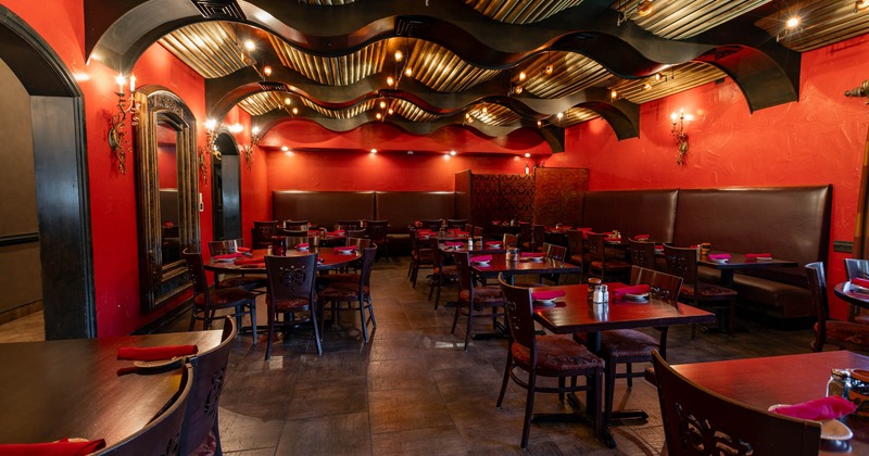 Interior, big dining area