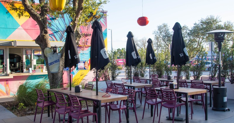 Exterior seating area