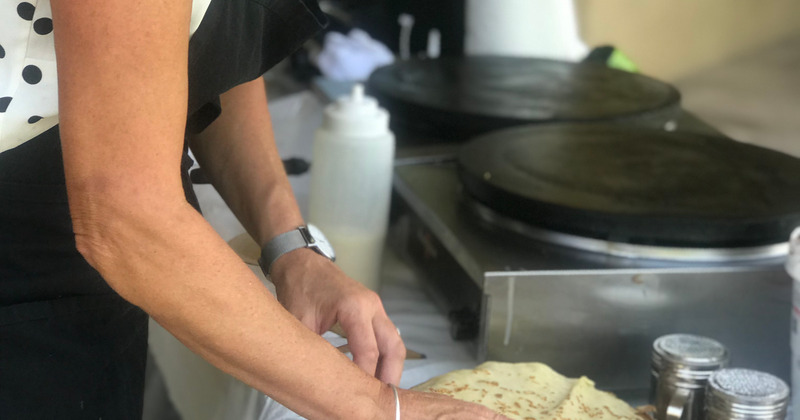 Pancake in the making