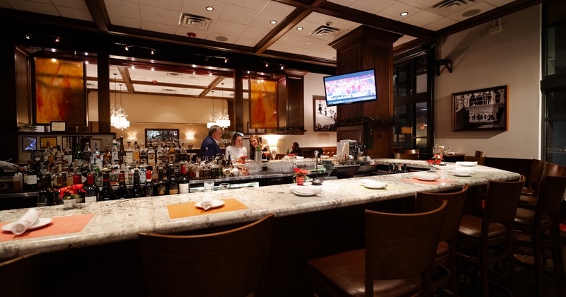 Diner bar table,stools, screen