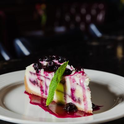Blueberry cheesecake