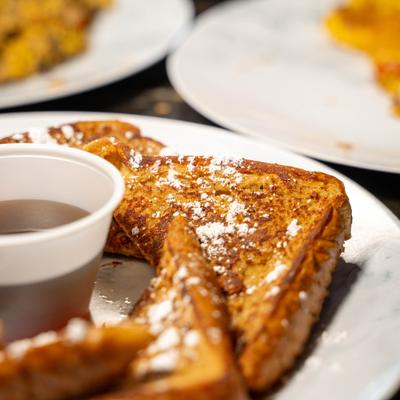 French Toast with syrup.