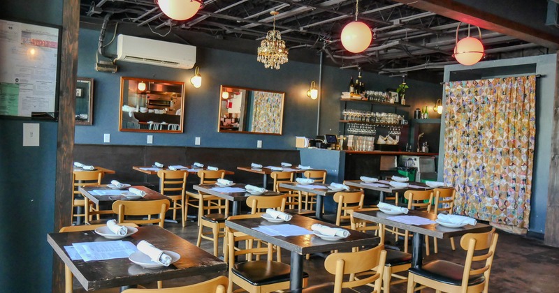 Interior, dining area