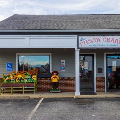 The restaurant outside.