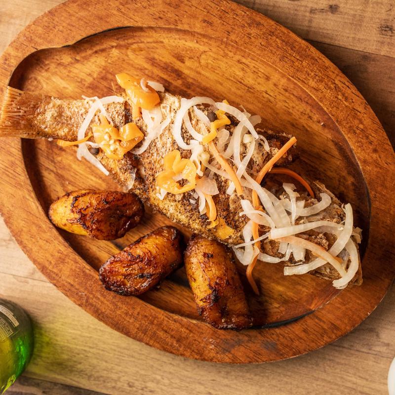 Whole Red Snapper Escovitch photo