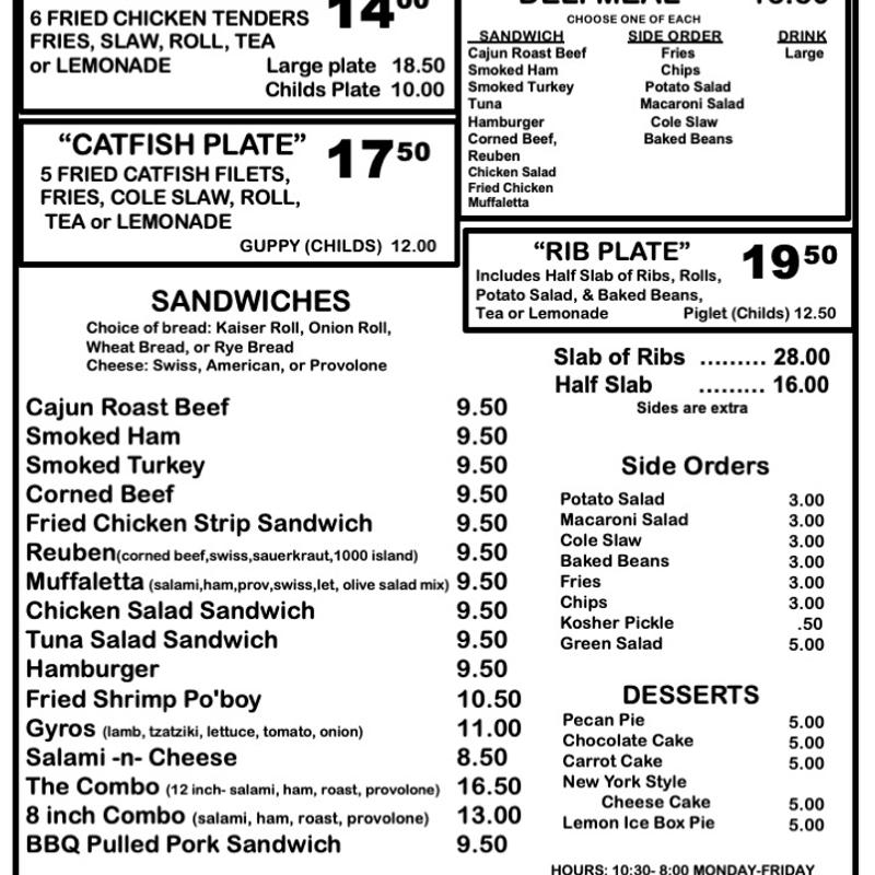 menu item 18 of 18, Menu