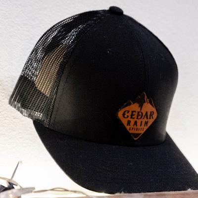 Baseball cap with the company logo.