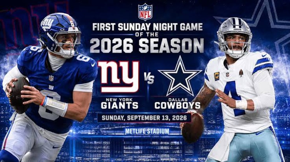 NFL Sunday Night Football New York Giants Vs Dallas Cowboys event photo