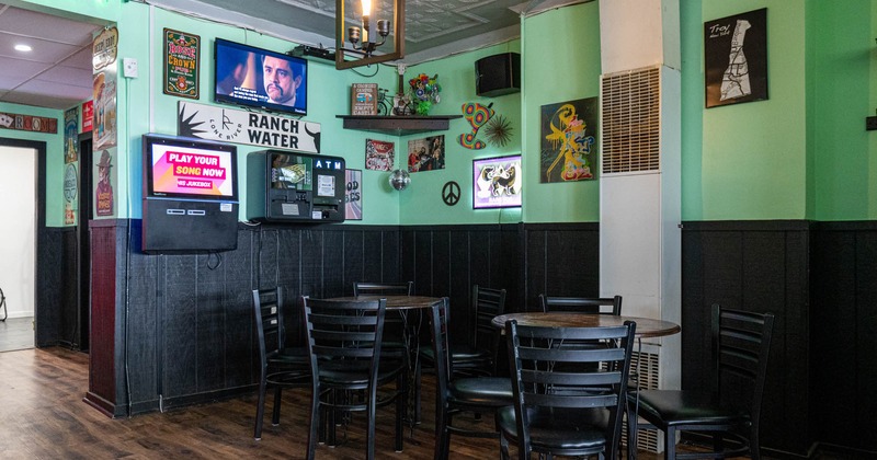 Interior, seating area