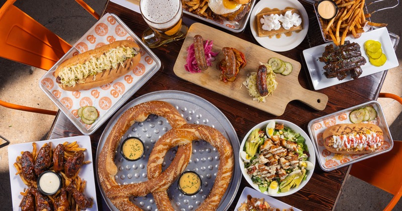 Various food on the table