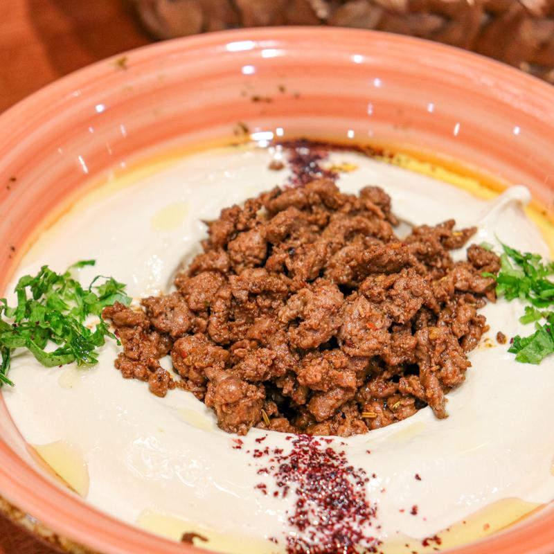 Hummus with Meat photo