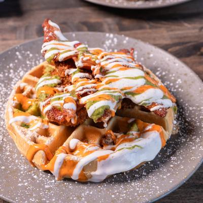 Chicken waffles.
