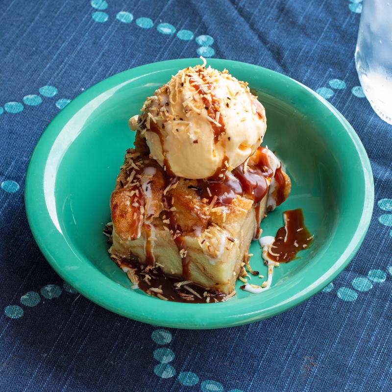Pineapple Upside Down Bread Pudding photo